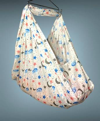 ANBA baby hooded cradle cloth in soft cotton in beautiful design (no bed)