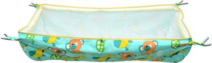 DAKULO Soft Cloth Swing New Born Baby Cradle/Ghodiyu/Khoyu Hammock in Cool Cotton with Net