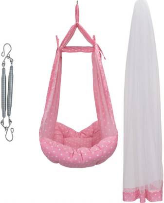 Kian BABY CLASSIC NET SWING CRADLE WITH SPRING
