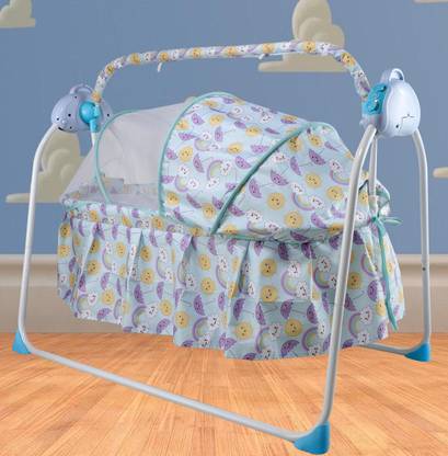TOBY Baby Curdle Musical Auto Swing Bed Bluetooth Remote Control Newborns & Infants Bassinet