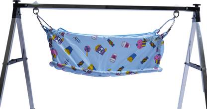 Baby Corp Manual Premium Cradle I Portable Strong & Durable Folding Baby Swing Jhula