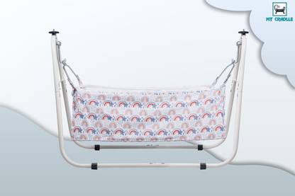 My Cradlle CradleBot Baby Swing for New Born Baby 0 to 24 Months (Cloth Color May Vary)