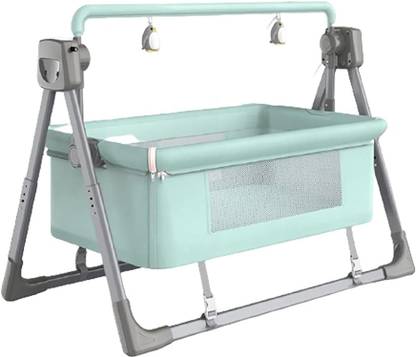 HOUSE OF QUIRK Electric Baby Rocker 82 cm Sleeping Basket and 5 Swing Speeds-106LX62WX80H CM