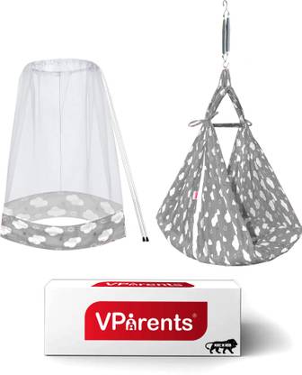 VParents Sunny baby Swing cradle with Mosquito net and spring