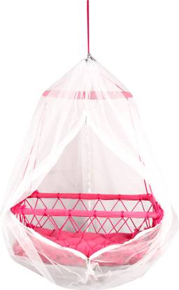 Manorama Just Realx Baby Holand palana-Pink Cradle Plain