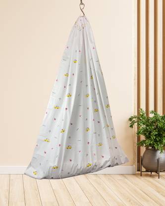 PRIDE APPAREL Yellow Car Thottil- Cotton Cloth Cradle