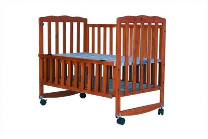 arcedokids Crest Multifunctional Baby Cot | Attachable to Parents Bed (Cherry)