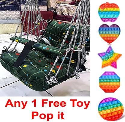 Yaksok ZONES Baby Swing For Kids Folding & Washable 1-5 Years With Safety Belt