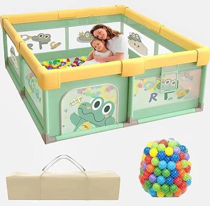 Hukimoyo Baby playpen kids safety Mesh for Babies Toddler Infant play yard playarea fence