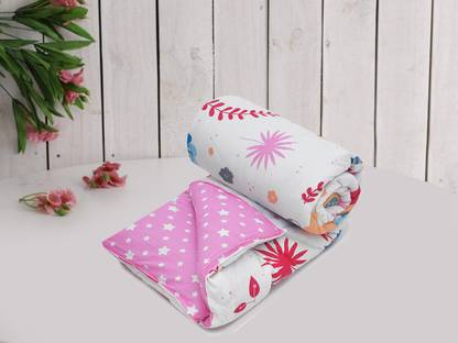 RUSTIC LINEN Cartoon Crib Comforter for  AC Room