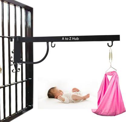 ए टू जेड हब A to Z Hub Window Heavy Metal Baby Cradle Hanger/ghodiyu/swing
