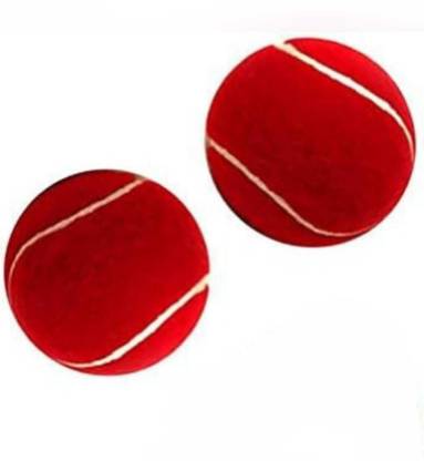 KIPSMARTS Rubber Cricket Tennis Red+2 Ball Standard Bail