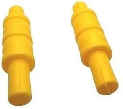 KANHA JI ENTERPRISES Plastic Cricket Stumps Set - 3 Stumps + 2 Bails + 1 Stand (Yellow) Standard Bail