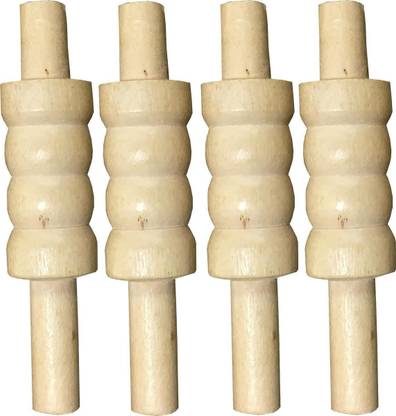 SPORTOFISTA ® Original & Certified Cricket Bails Stumps wooden Set Of 4 Standard Bail