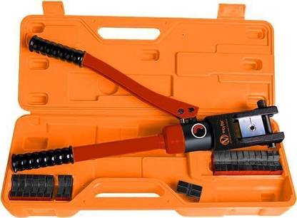 VOLTZ 10-400mm2 Hydraulic Wire Terminal Crimper YQK400 Range10-400mm2 Pressure 20Tons Hydraulic Crimping Tool for Copper Terminal YQK-400 Hydraulic Pliers YQK 400 (13 DIES) Manual Hydraulic Crimper