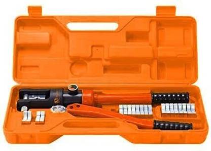 VOLTZ YQK 300 (12 DIES) 10-300mm2 Hydraulic Wire Terminal Crimper Pressure 16Tons YQK-300 Manual Hydraulic Crimper