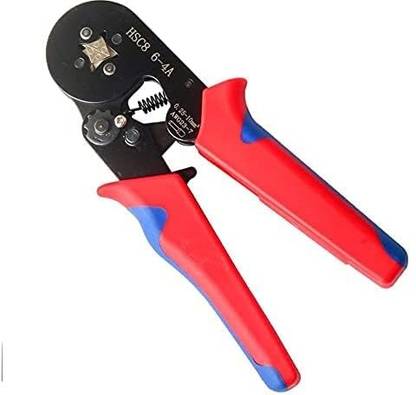 JANCOM Ferrule Crimping Kit Self adjustable Ratchet Wire Crimper Plier Terminal Set Ferrule Crimping Plier Self Adjusting Electrician Ratchet Crimper Plier Manual Crimper