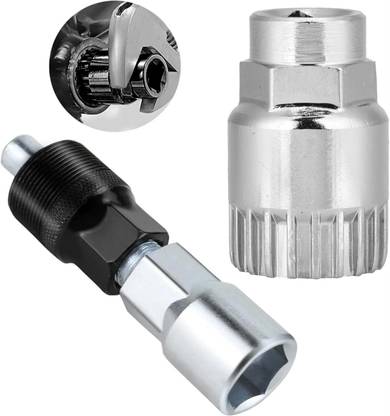 FCC RACING Crank Extractor Bicycle Bottom Bracket Remover Tool,Standard 20-Tooth Cycling Bike Cordless Crimper