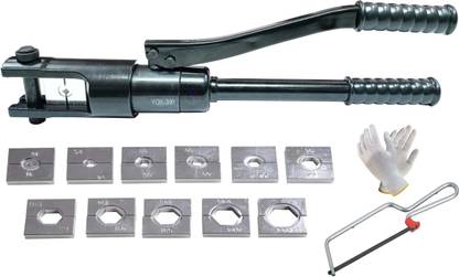 ISC Hydraulic Crimping Tool 11-Die size's 16-300mm For Copper Aluminium Terminal Heavy Duty PGHC-300 Manual Hydraulic Crimper