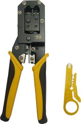 UNIMUS 3-1 Crimper Professional LAN Crimping Tool - 3-in-1 Manual Crimper