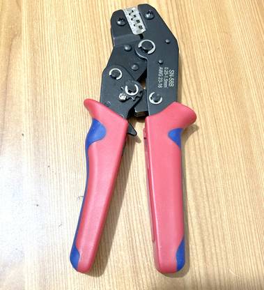 uptodateprouducts 0.25-1.5mm², AWG 23 - 16 Non-Insulated Crimper For Dupont Jumper Wires SN-58B Crimping Tool Manual Crimper