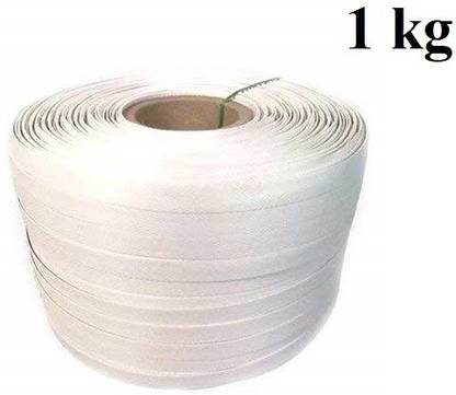 True-Ally Strapping Role Polypropylene Box Packing Strap/Strapping Roll 12mm Width - 2 kg Manual Crimper