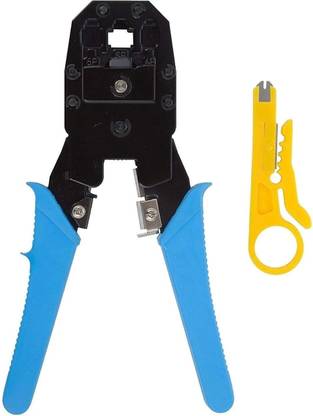 BALRAMA Dual Modular Network RJ45 RJ11 RJ12 Crimping Tool (3 in 1 Modular) Dual Modular Network RJ45 RJ11 RJ12 Crimping Tool (3 in 1 Modular) Manual Hydraulic Crimper