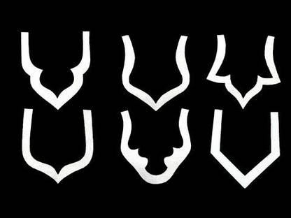 DEUTZIA 20 Count Collar Neck Design Pasting Bukram For Tailors Designing,Bukram Sewing Cross Stitch Matte Cloth