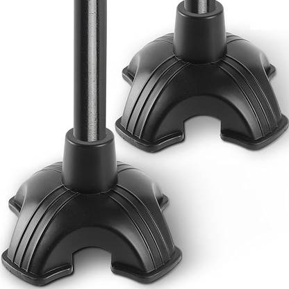 IWALK Cane Tip - Quad Replacement Pad for Walking Canes/Sticks/Elbow Crutches. Leg Support Crutch Pad