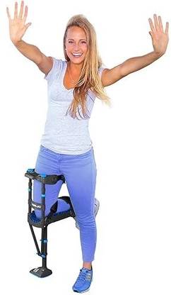 iwalkfree iWALK3.0 – The Original Hands Free Knee Crutch - For Lower Leg Injuries Only Leg Support Crutch Pad