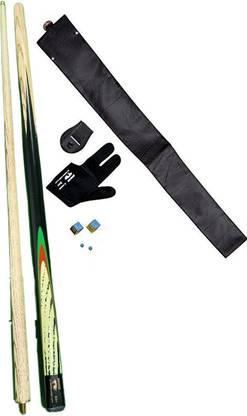 Cuepoint 5003G Combo Of Half Bridge Cue Stick With Cue Cover, Glove, Chalk, Chalk Holder, Cue Tip Snooker, Pool, Billiards Cue Stick