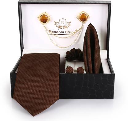Roman Touch Silk Cufflink & Tie Pin Set