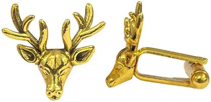 Aamiya Creations Cuffliinks Brass Cufflink Set