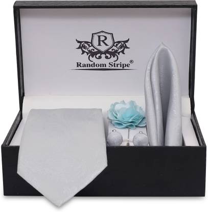 Roman Touch Silk Cufflink & Tie Pin Set