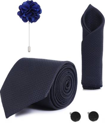 RANDOM STRIPE Satin Cufflink & Tie Pin Set