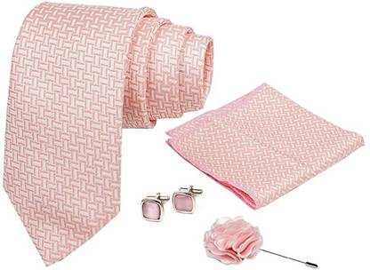 AXLON Silk Cufflink & Tie Pin Set