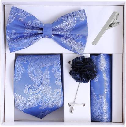 RANDOM STRIPE Satin Cufflink & Tie Pin Set