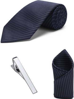 RANDOM STRIPE Satin Tie Pin Set