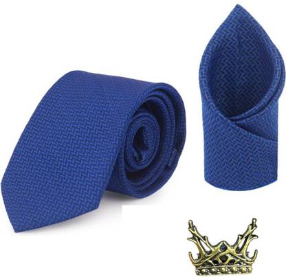 Stripe Silk Tie Pin Set