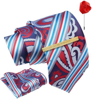 AXLON Silk Cufflink & Tie Pin Set