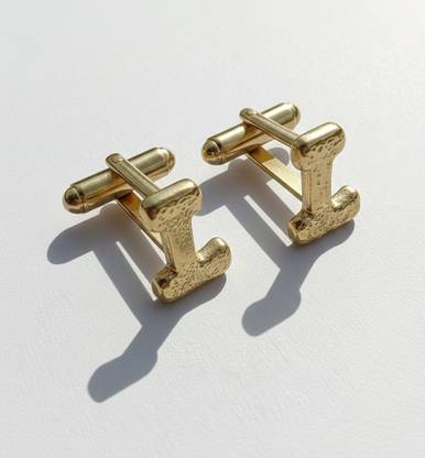 OrnateSilver Brass Cufflink Set