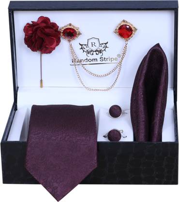 Roman Touch Satin Cufflink & Tie Pin Set
