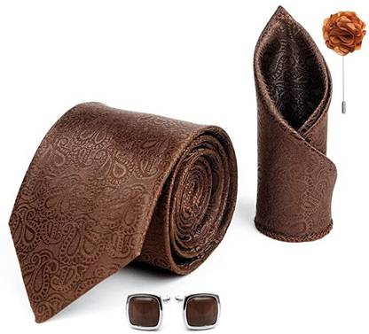 AXLON Silk Cufflink & Tie Pin Set