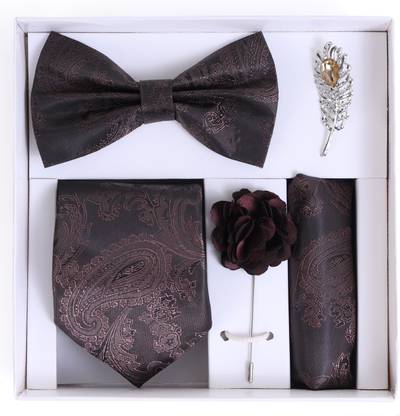 RANDOM STRIPE Alloy Cufflink & Tie Pin Set