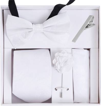 RANDOM STRIPE Satin Cufflink & Tie Pin Set