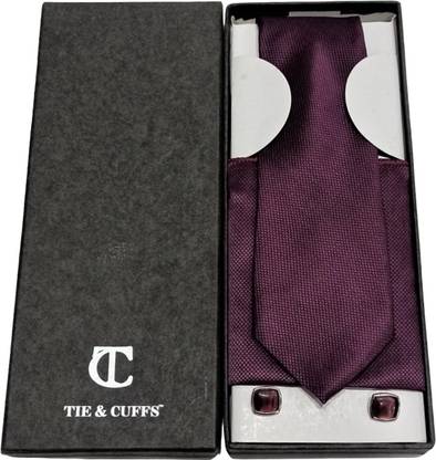 TIE & CUFFS Satin Tie & Cufflink