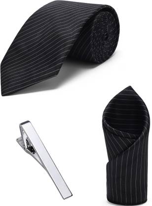 RANDOM STRIPE Satin Tie Pin Set
