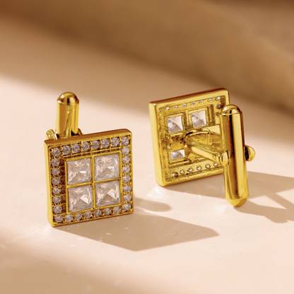 Voylla Brass Cufflink Set