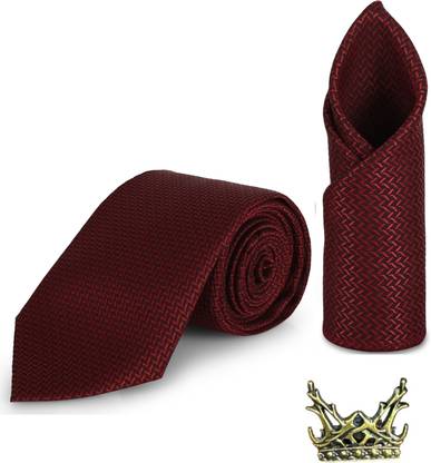 Stripe Silk Tie Pin Set