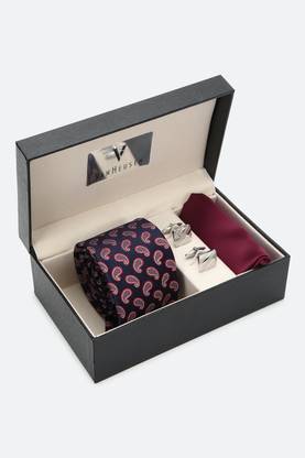 VAN HEUSEN Satin Tie & Cufflink